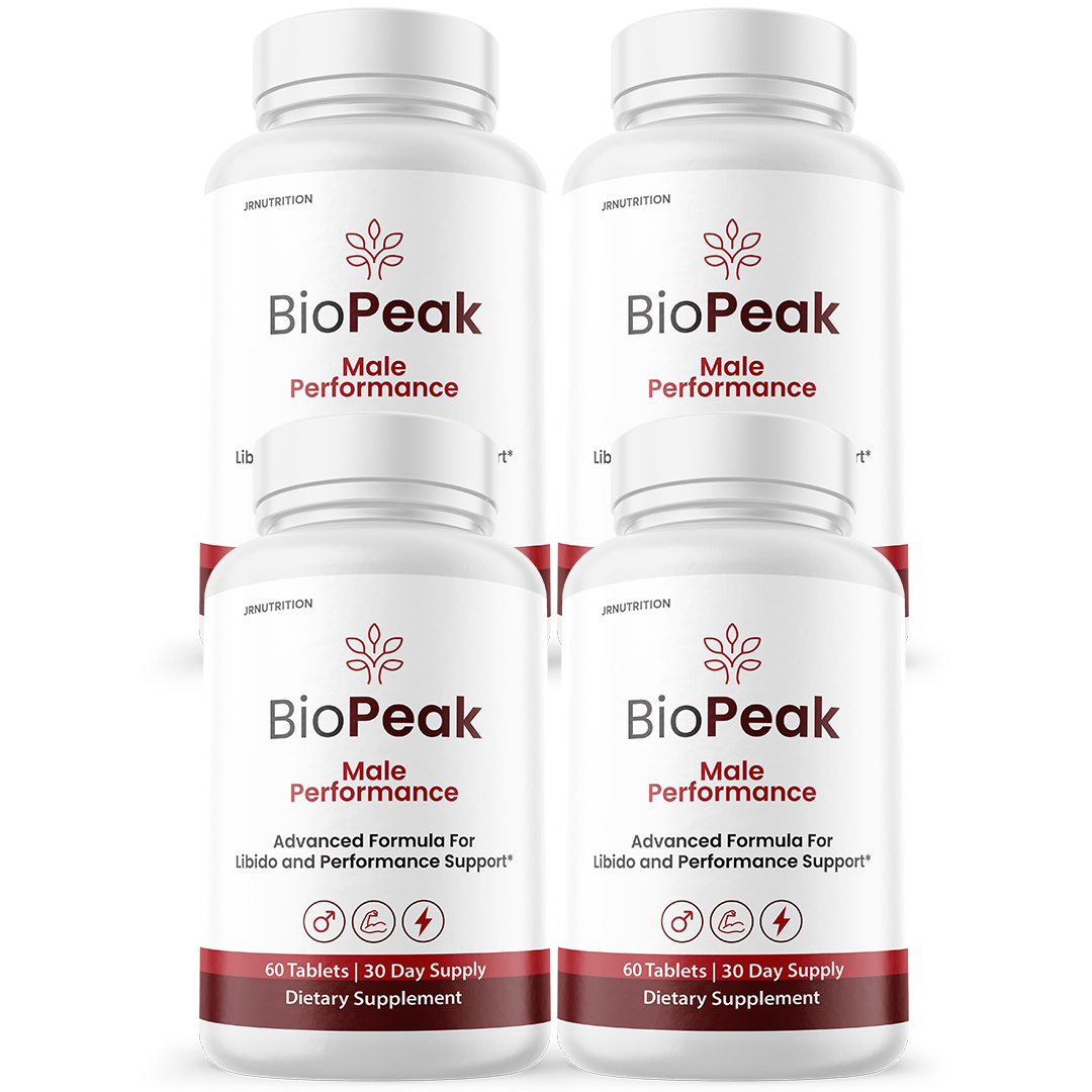 BioPeak Men Enhancement Capsules, BioPeak Pills Last longer - 4 Bottles